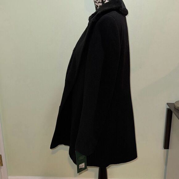 NWT Nuage at Debenhams black long coat size 16 - Picture 3 of 13